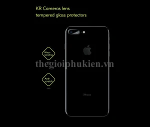 Tấm dán cường lực bảo vệ camera sau iPhone 7 Plus chính hãng Benks