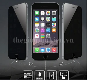 Tấm dán cường lực chống nhìn trộm full màn hình 3D iPhone 6 Plus chính hãng Blueo