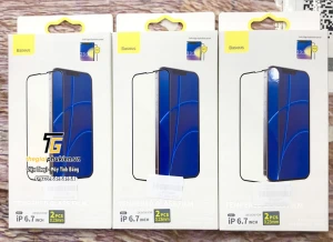 Tấm dán kính cường lực full màn hình iPhone 13 Pro Max chính hãng Baseus
