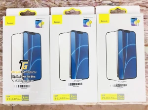 Tấm dán kính cường lực full màn hình iPhone 14 Plus chính hãng Baseus