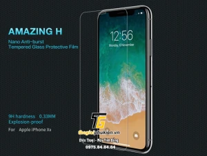 Tấm dán kính cường lực iPhone XR chính hãng Nillkin 9H
