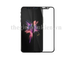 Tấm dán kính cường lực màu full toàn màn hình iPhone X chính hãng Blueo