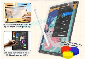 Tấm dán màn hình Paperlike hãng Kuzoom hít nam châm cho iPad Gen 10 10.9 inch 2022 chống vân tay, hỗ trợ tháo rời dễ dàng