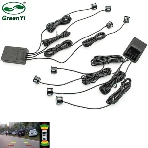 Cảm biến tiến, lùi 8 mắt tích hợp đo khoảng cách trên màn hình ô tô