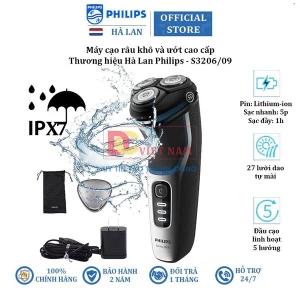 Máy cạo râu khô và ướt 5D Pivot và Flex Head Philips S3206/09, Series 3000