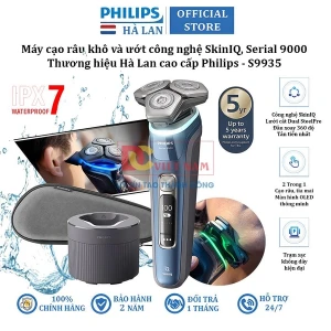 Máy cạo râu khô và ướt công nghệ SkinIQ hiện đại