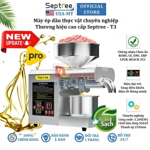 Máy ép dầu thực vật chuyên nghiệp nâng cấp hoàn toàn, dùng trong gia đình, nhà hàng