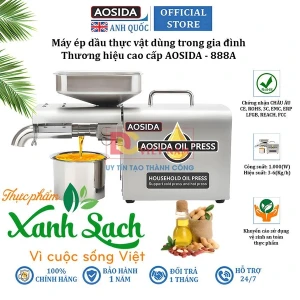 Máy ép dầu thực vật dùng trong gia đình. Thương hiệu cao cấp AOSIDA - 888A