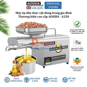Máy ép dầu thực vật dùng trong gia đình. Thương hiệu cao cấp AOSIDA - A250