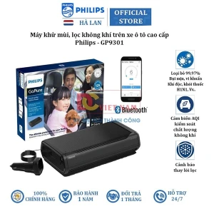 Máy khử mùi và lọc không khí trên xe ô tô - Dòng cao cấp. Thương hiệu Hà Lan cao cấp Philips