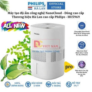Máy tạo độ ẩm công nghệ NanoCloud, tia khử UV