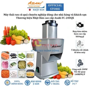 Máy thái rau củ quả chuyên nghiệp dùng cho quán ăn