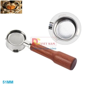 Tay pha cà phê Espresso 3 tai không đáy size 51mm