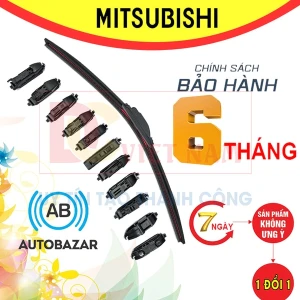 Thanh gạt nước mưa ô tô công nghệ Đức Nano Plus cao cấp dành cho các dòng xe của hãng MITSUBISHI