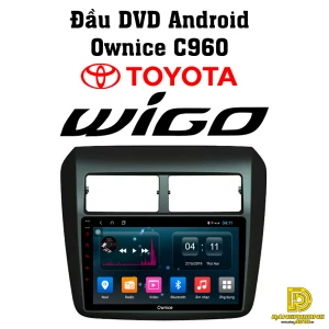 Đầu màn hình DVD ô tô Toyota Wigo