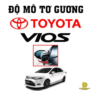 Độ mô tơ gập gương ô tô toyota vios