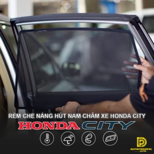 Rèm che nắng hút nam châm cho xe honda city 2014 - 2019
