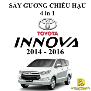 Sấy gương chiếu hậu 4 trong 1 cho xe Toyota innova 2014 - 2016