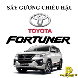 Sấy gương chiếu hậu cho xe Toyota Fortuner 2014 - 2018
