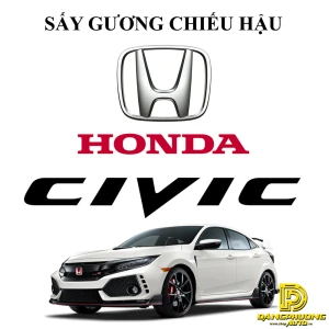 Sấy gương kính chiếu hậu 4 trong 1 cho xe Honda CIVIC 2016 - 2018
