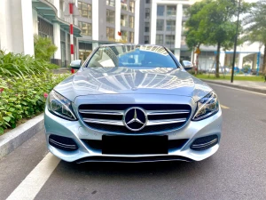 Mercedes Benz C200 2015 xanh nội thất đen