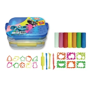 Đất Nặn 7 Màu Bộ Dụng Cụ Kiddy Clay PX-380-7 16SMRT
