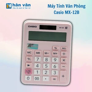 Máy Tính CASIO MX12B-PK - Màu Hồng