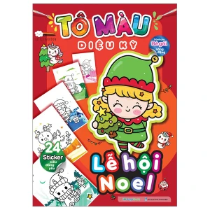 Tô Màu Diệu Kỳ - Lễ Hội Noel (Dành Cho Bé Gái Năng Động)