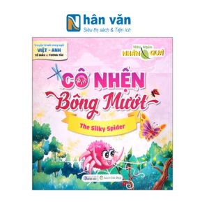 Truyện Tranh Song Ngữ Anh-Việt - Tô Màu Tương Tác - Ngụ Ngôn Nhân Quả - Cô Nhện Bông Mướt