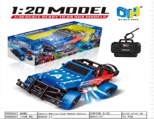 Xe Off-Road Điều Khiển 1:20 Captain America 6281 (DH666-17)