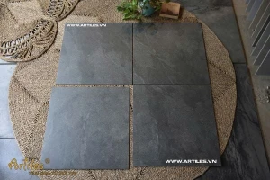 Gạch 60x60 màu xám đen mờ ArtSM08