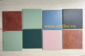 Gạch bông đơn sắc màu xanh dương