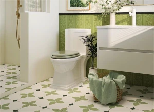 Gạch bông hoa xanh