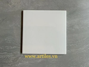Gạch bông màu trắng trơn