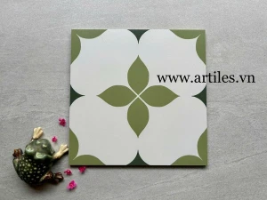 Gạch bông xanh lá nhạt