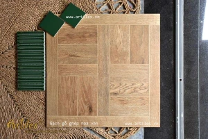 Gạch giả sàn gỗ hoa văn Art6002