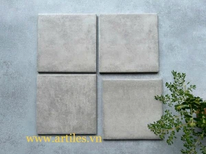 Gạch thẻ 150x150mm men mờ màu xám 03M