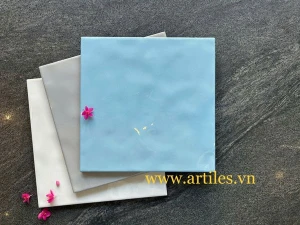 Gạch thẻ bóng lượn màu xanh biển Art225