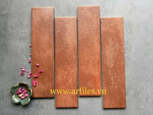 Gạch thẻ cam mờ hiệu ứng hạt đường 22SG