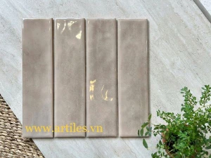 Gạch thẻ hiệu ứng bóng lượn màu xám nhạt ArtP4