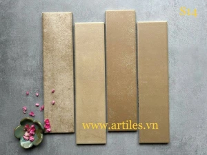 Gạch thẻ nâu mờ phẳng S14
