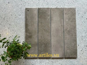 Gạch thẻ xám bóng gợn hiệu ứng loang ArtC03