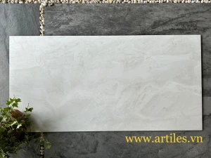 Gạch vân đá mờ màu kem 60x120cm Art61201
