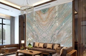 Tranh đá thạch anh đối xứng - HTT2008