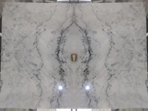 Tranh Đá Tự Nhiên Marble Màu Trắng HTS-004