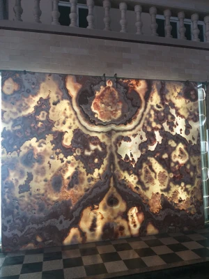 Tranh đá tự nhiên và đối xứng Bookmatch - HTB-6821