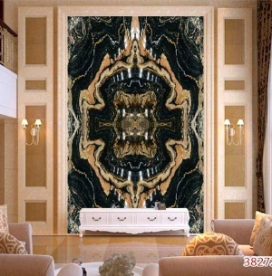 Tranh đá tự nhiên và đối xứng Bookmatch - HTB1220