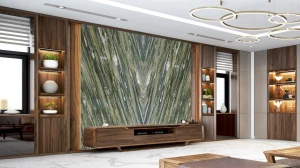 Tranh đá tự nhiên và đối xứng Bookmatch - HTB1420