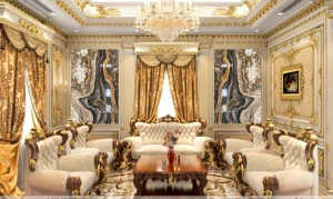 Tranh đá tự nhiên và đối xứng Bookmatch - HTB2220