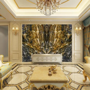 Tranh đá tự nhiên và đối xứng Bookmatch - HTB2320